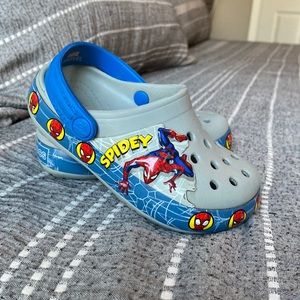 Authentic Marvel Spider Man Light Up Crocs